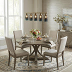 Monet 5-Light Brass Pendant
