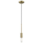 Dull Gold Mini Pendant Hanging Light