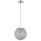 White Metal Dimmable Ceiling Light With White Shades