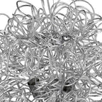 Silver Metal Wire Four Light Dimmable Ceiling Light