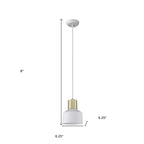 White and Gold Pendant Hanging Light