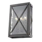 Black And Clear Three Light Transparent Dimmable Outdoor Hanging Lights With Black And Clear Shades