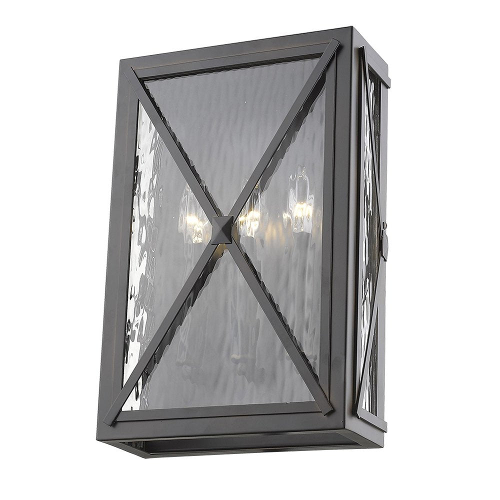 Black And Clear Three Light Transparent Dimmable Outdoor Hanging Lights With Black And Clear Shades