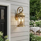 Lincoln 4-Light Antique Brass Wall Light