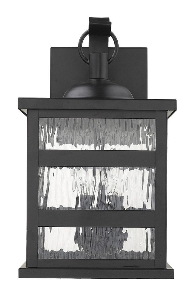 Black And Clear Three Light Transparent Dimmable Outdoor Hanging Lights With Black And Clear Shades