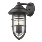 Black And Clear Three Light Seeded Dimmable Outdoor Hanging Lights With Black And Clear Shades