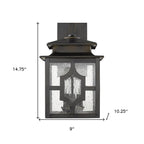 Black And Clear Three Light Seeded Dimmable Outdoor Hanging Lights With Black And Clear Shades