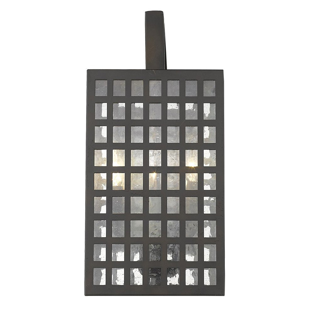Black And Clear Three Light Seeded Dimmable Outdoor Hanging Lights With Black And Clear Shades