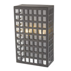 Black And Clear Two Light Seeded Dimmable Outdoor Hanging Lights With Black And Clear Shades