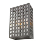 Black And Clear Two Light Seeded Dimmable Outdoor Hanging Lights With Black And Clear Shades