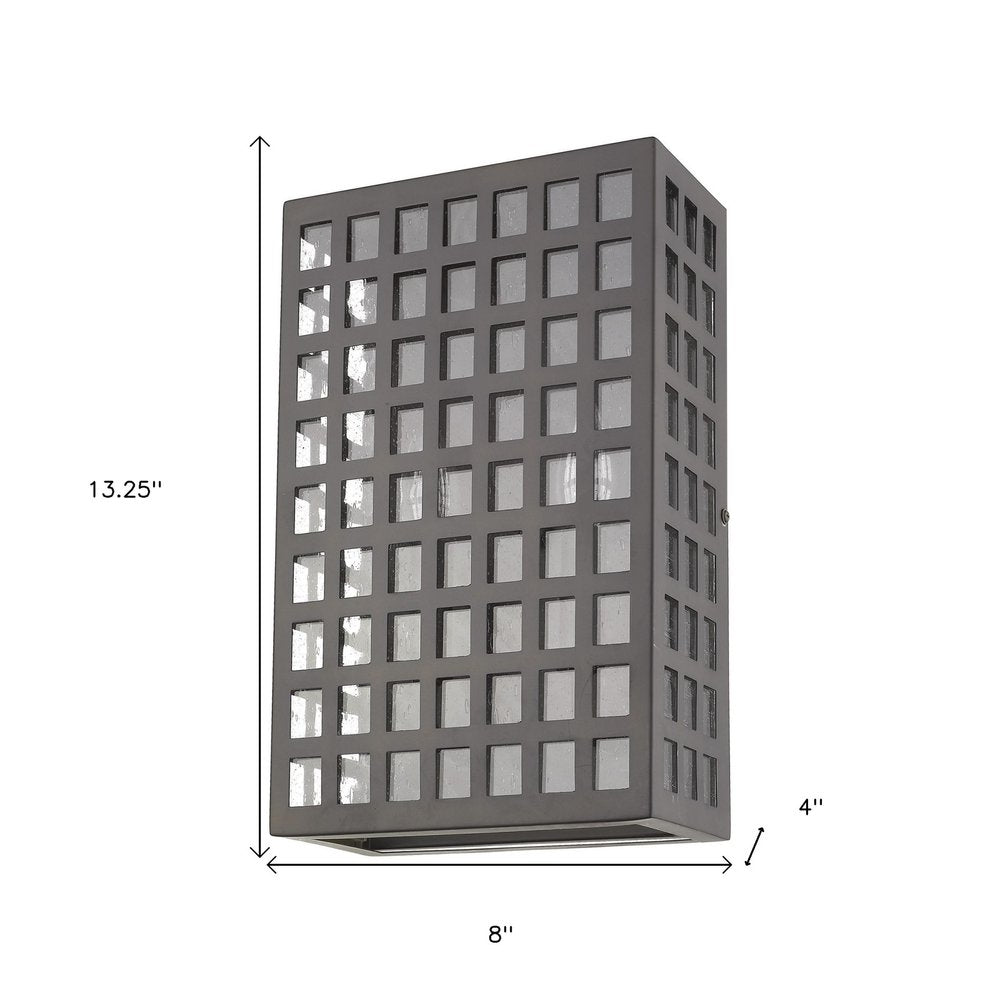 Black And Clear Two Light Seeded Dimmable Outdoor Hanging Lights With Black And Clear Shades