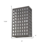 Black And Clear Two Light Seeded Dimmable Outdoor Hanging Lights With Black And Clear Shades