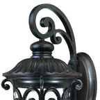 Black And Clear Three Light Seeded Dimmable Outdoor Hanging Lights With Black And Clear Shades