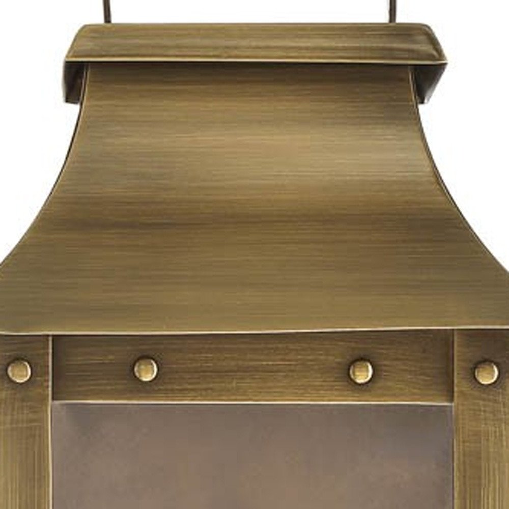 Brass And Clear Transparent Dimmable Outdoor Hanging Light With Brass And Clear Shades
