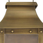 Brass And Clear Transparent Dimmable Outdoor Hanging Light With Brass And Clear Shades
