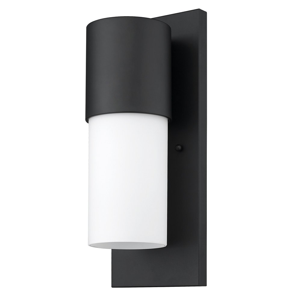 Black Frosted Dimmable Outdoor Hanging Light With Black And White Shades