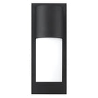 Black Frosted Dimmable Outdoor Hanging Light With Black And White Shades