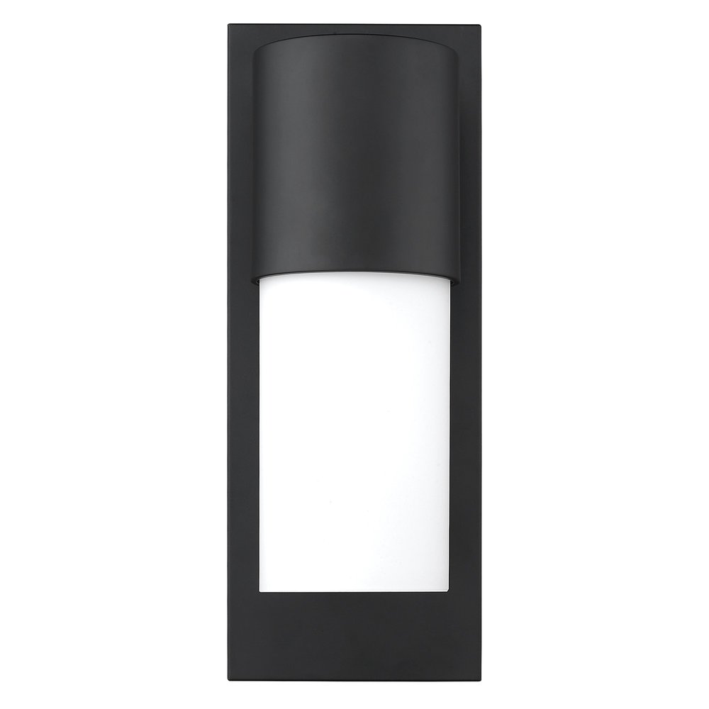 Black Frosted Dimmable Outdoor Hanging Light With Black And White Shades