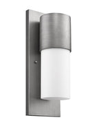 Silver And White Frosted Dimmable Outdoor Hanging Light With Silver And White Shades