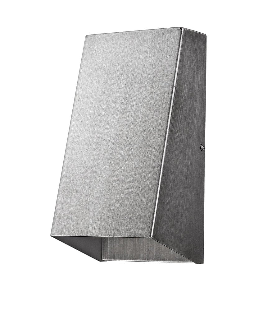 Silver Dimmable Outdoor Hanging Light With Silver Shades