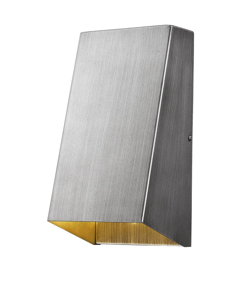 Silver Dimmable Outdoor Hanging Light With Silver Shades