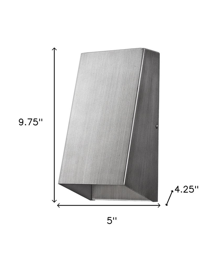 Silver Dimmable Outdoor Hanging Light With Silver Shades