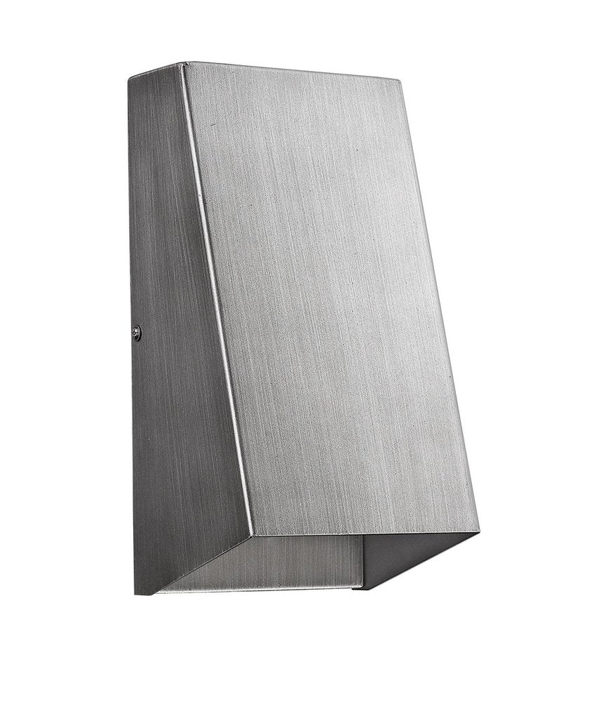 Silver Dimmable Outdoor Hanging Light With Silver Shades