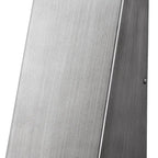 Silver Dimmable Outdoor Hanging Light With Silver Shades