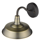 Brass Seeded Dimmable Outdoor Hanging Light With Brass Shades