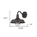 Black Seeded Dimmable Outdoor Hanging Light With Black Shades