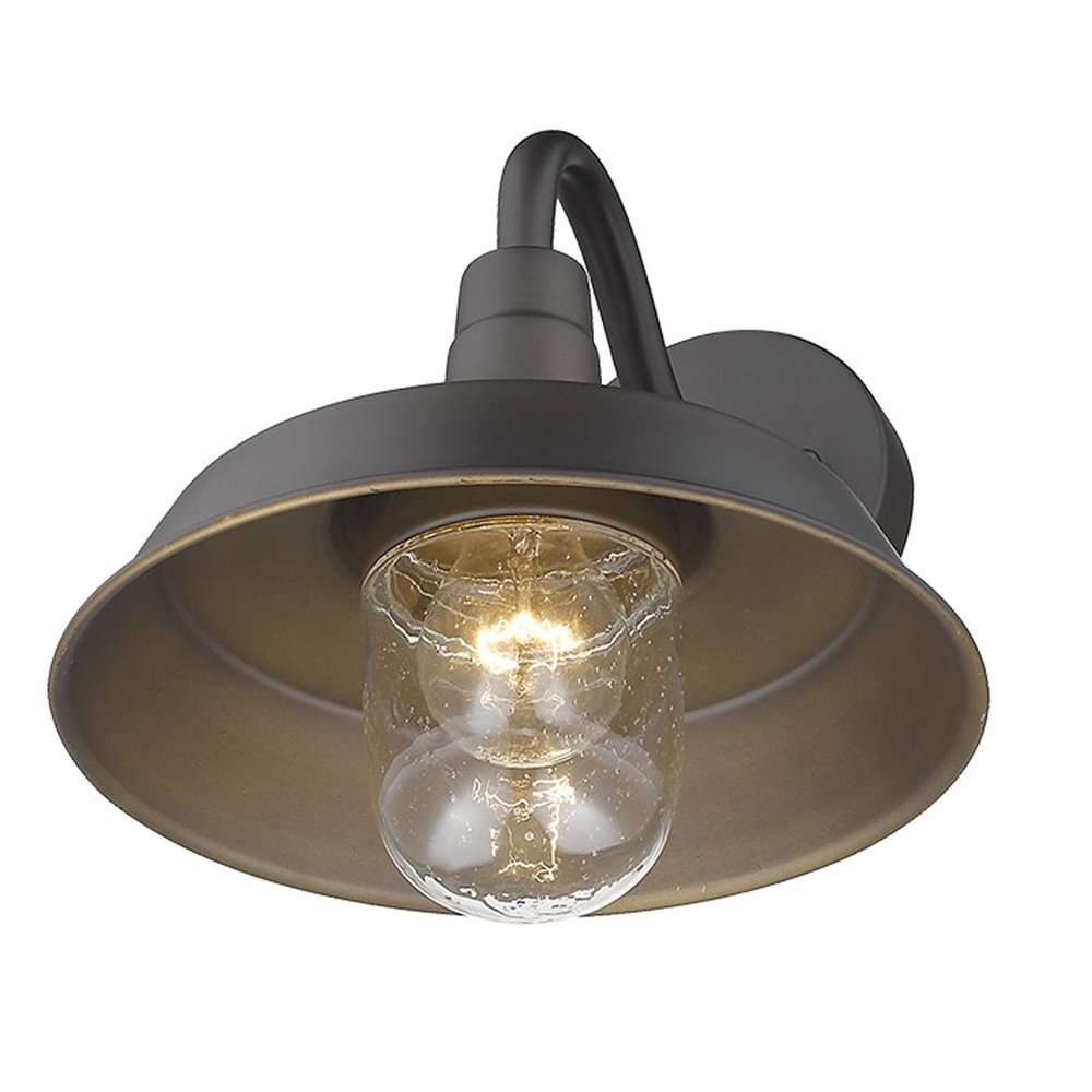 Black Seeded Dimmable Outdoor Hanging Light With Black Shades
