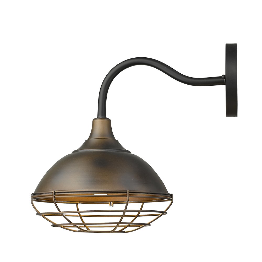 Bronze And Black Dimmable Outdoor Hanging Light With Bronze And Black Shades