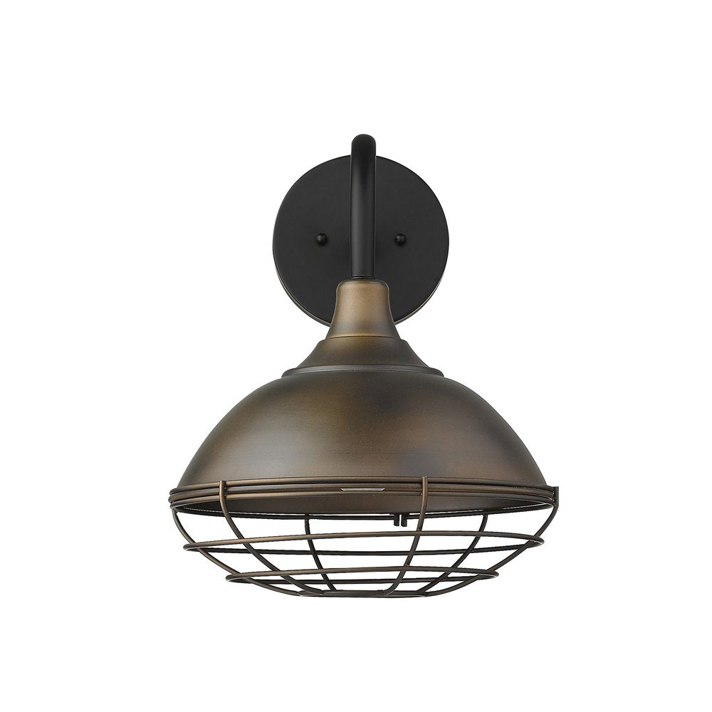 Bronze And Black Dimmable Outdoor Hanging Light With Bronze And Black Shades