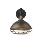 Bronze And Black Dimmable Outdoor Hanging Light With Bronze And Black Shades