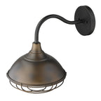 Bronze And Black Dimmable Outdoor Hanging Light With Bronze And Black Shades