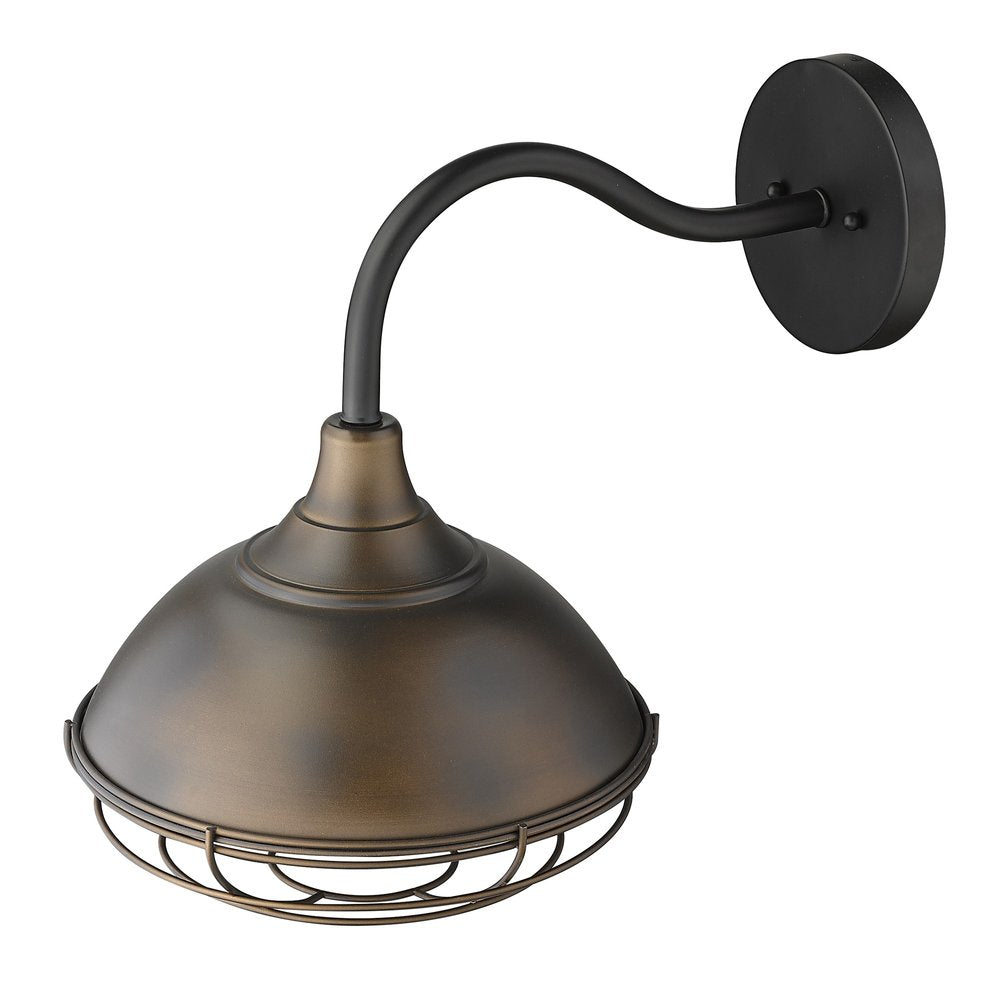Bronze And Black Dimmable Outdoor Hanging Light With Bronze And Black Shades
