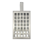 Silver And Clear Seeded Dimmable Outdoor Hanging Light With Silver And Clear Shades
