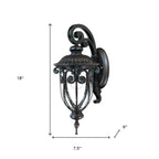 Dark Brown Hanging Goblet Wall Light