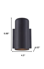 Black Dimmable Outdoor Hanging Light With Black Shades