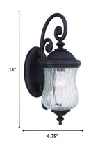 Black And Clear Seeded Dimmable Outdoor Hanging Light With Black And Clear Shades