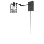 Industrial Gold Metal Wall Sconce
