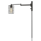 Industrial Gold Metal Wall Sconce