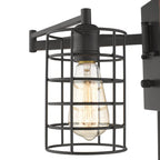 Industrial Gold Metal Wall Sconce