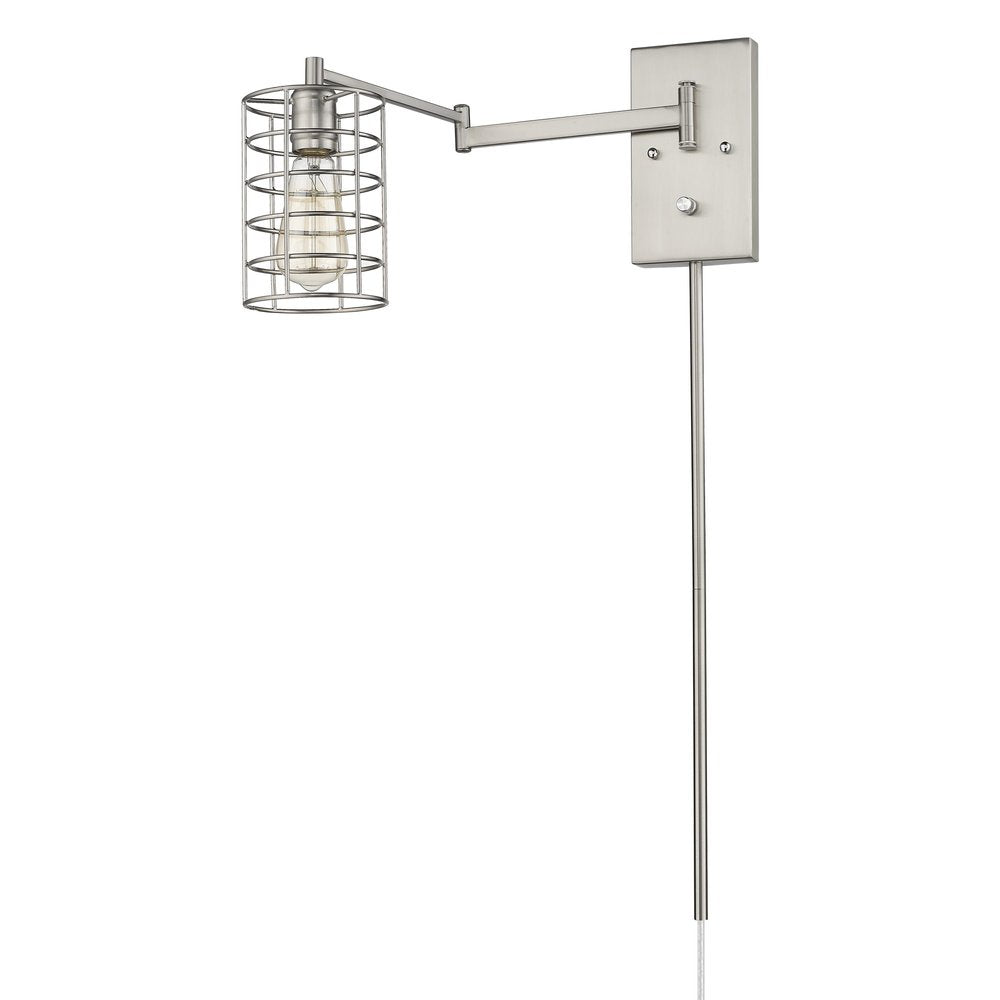Industrial Gold Metal Wall Sconce