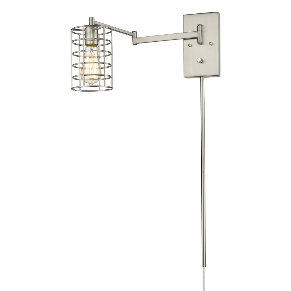 Industrial Gold Metal Wall Sconce