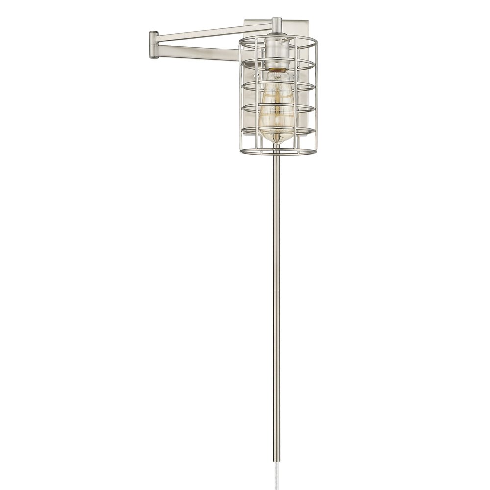 Industrial Gold Metal Wall Sconce