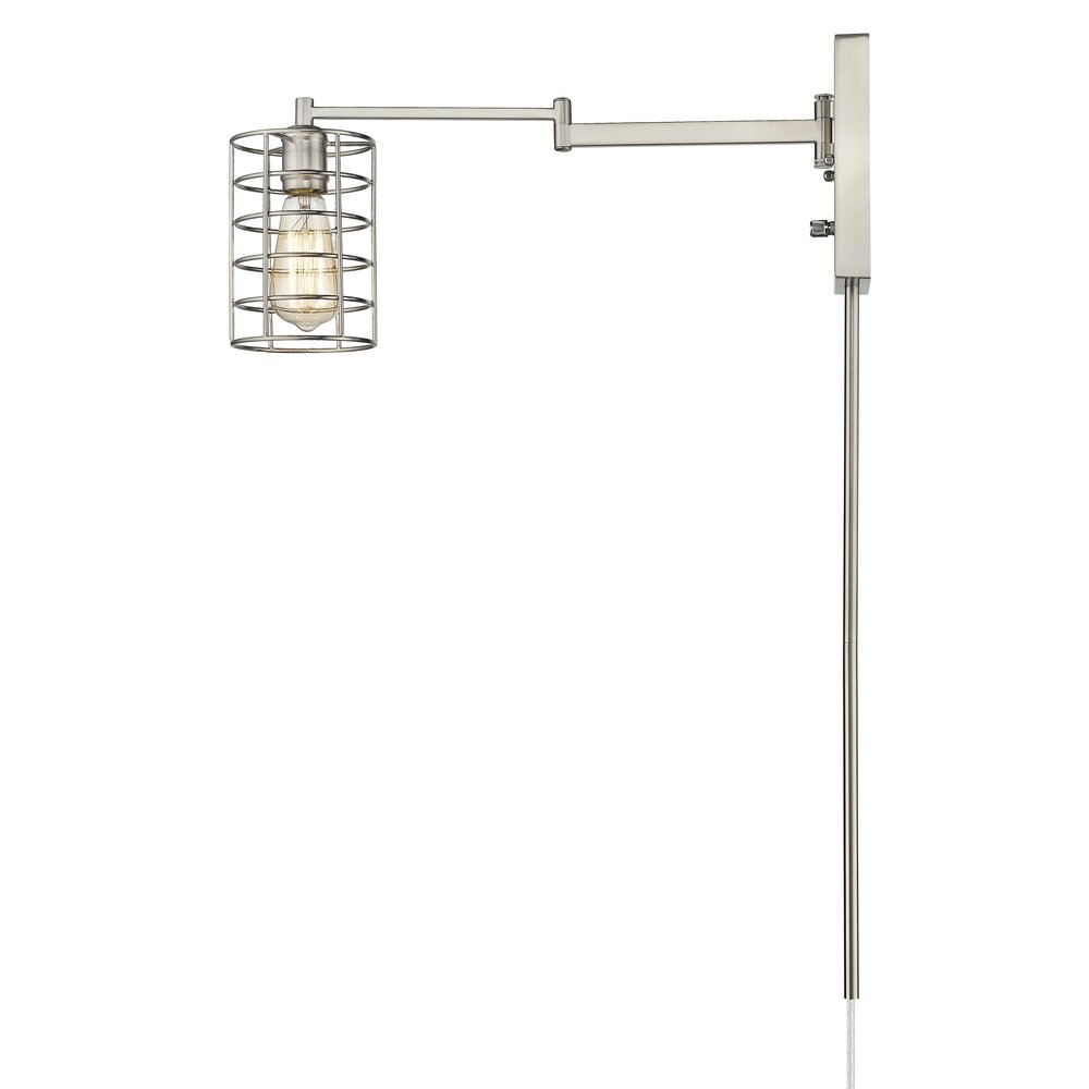 Industrial Gold Metal Wall Sconce