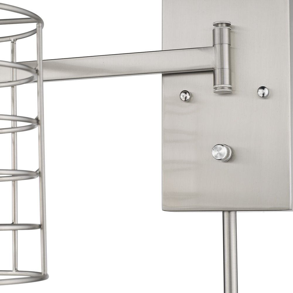 Industrial Gold Metal Wall Sconce