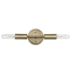 5" Gold Metal Vanity Flush Mounted Sconce