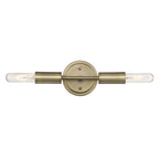 5" Gold Metal Vanity Flush Mounted Sconce